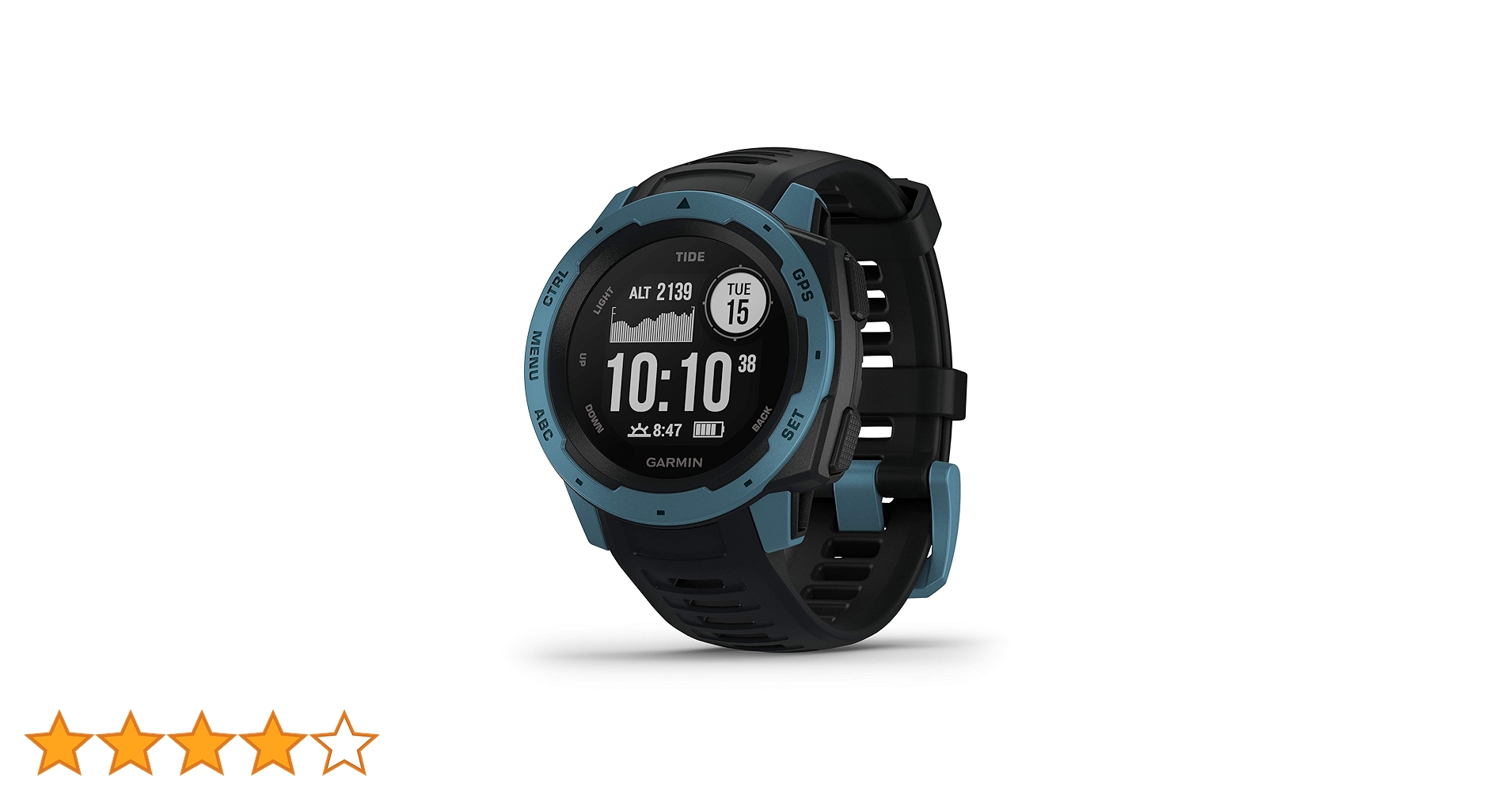 Amazon.co.jp: Garmin Instinct Tide Black/Blue Outdoor Watch 010